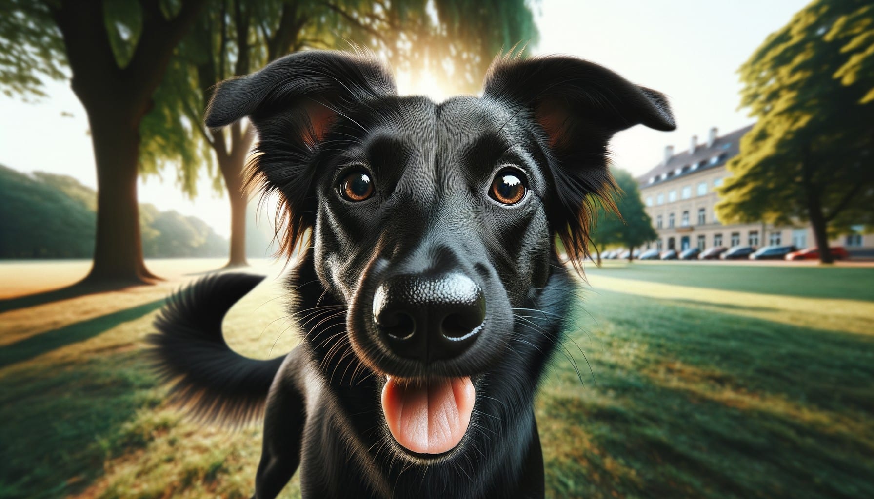 black skin dog