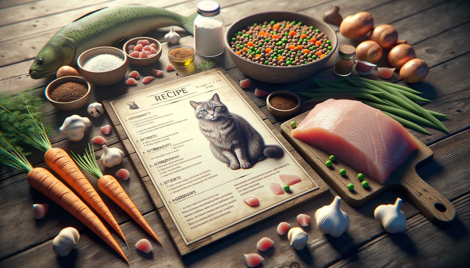 Sardinas y espinacas: receta nutritiva para tu gato