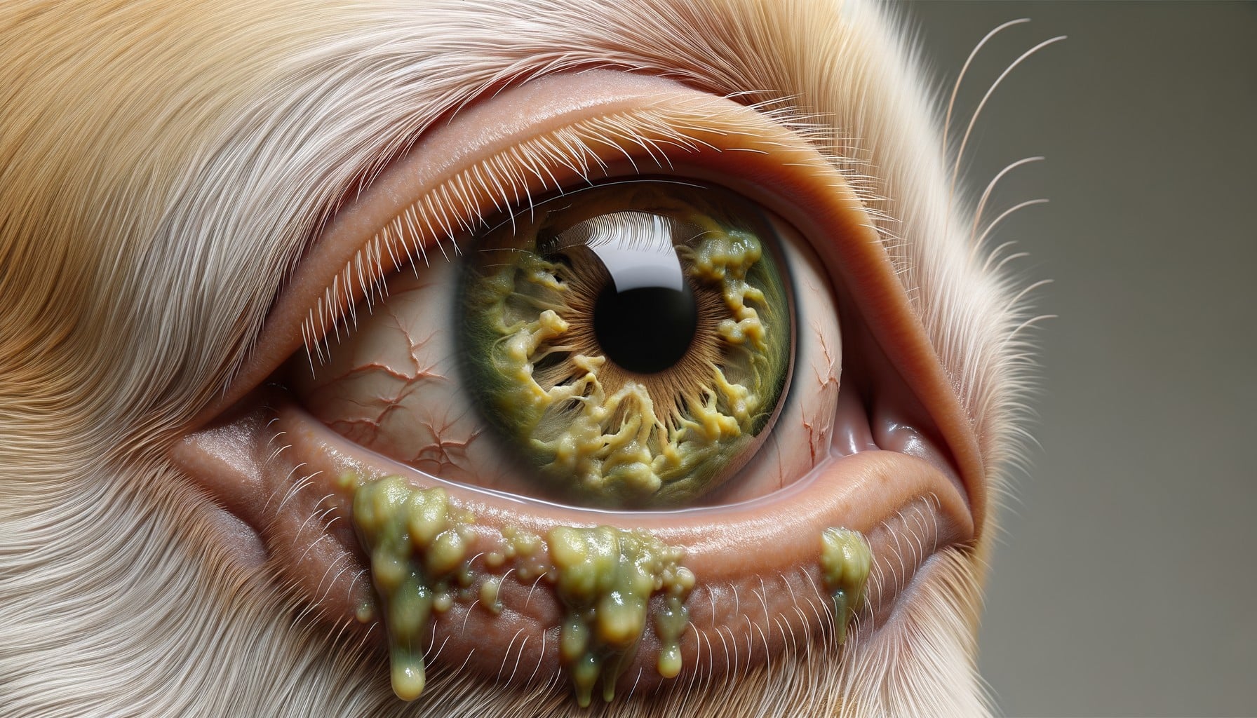 dog eye discharge