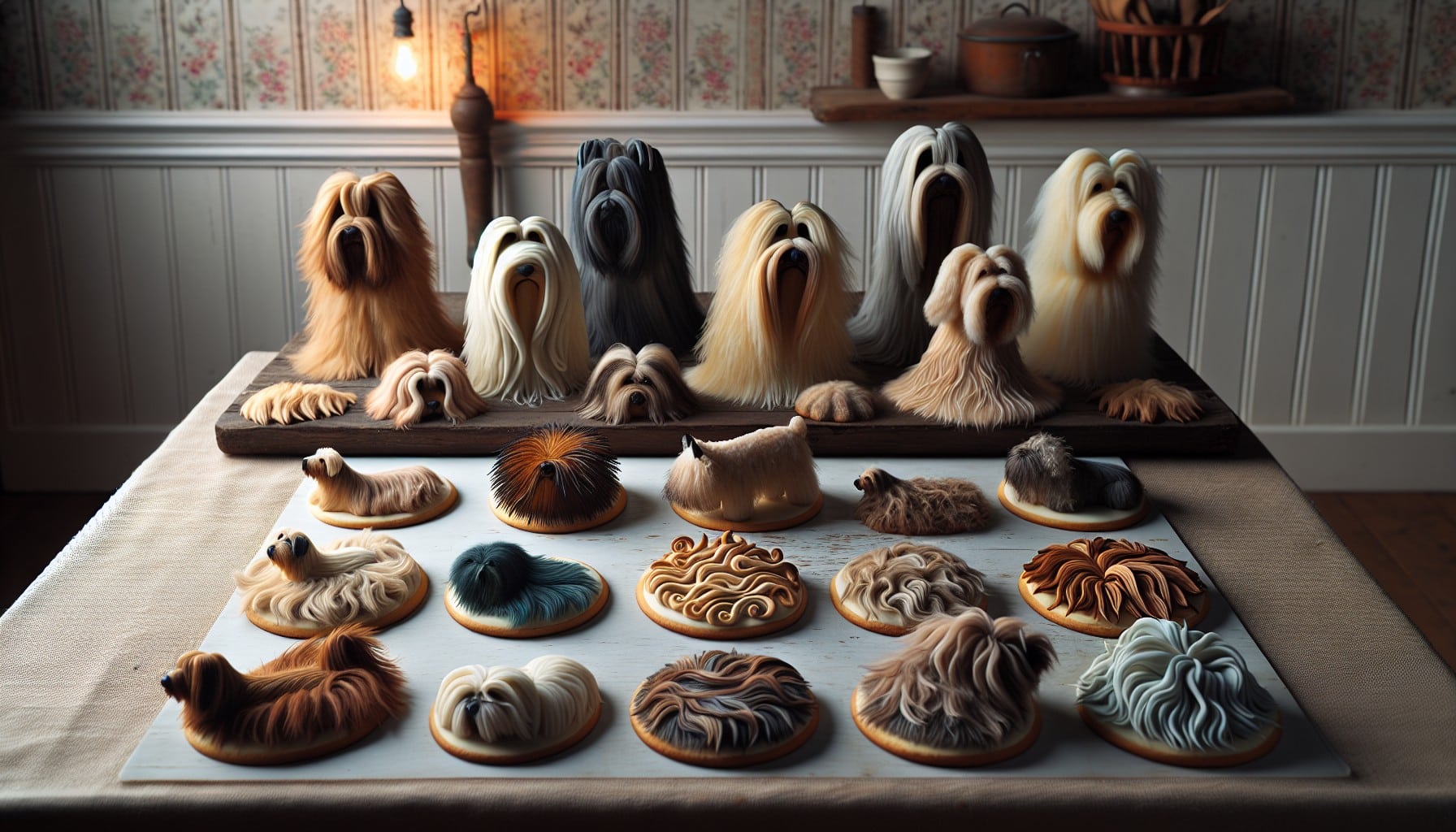 dog fur cookies