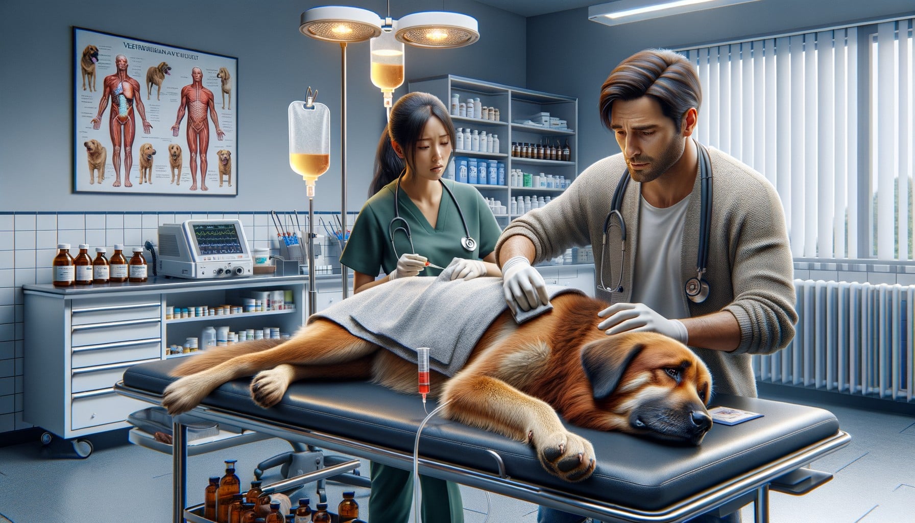 dog hypothermia treatment