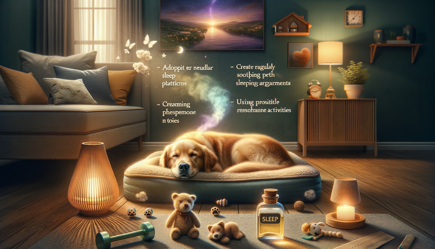 "dog sleep tips
