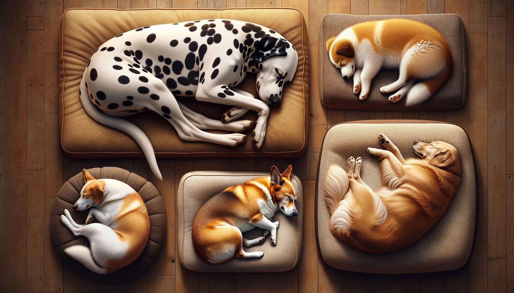 dog sleeping positions