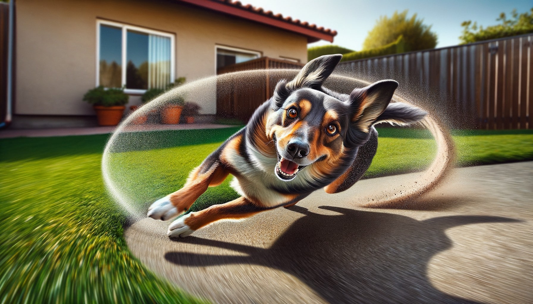 dog spinning behavior