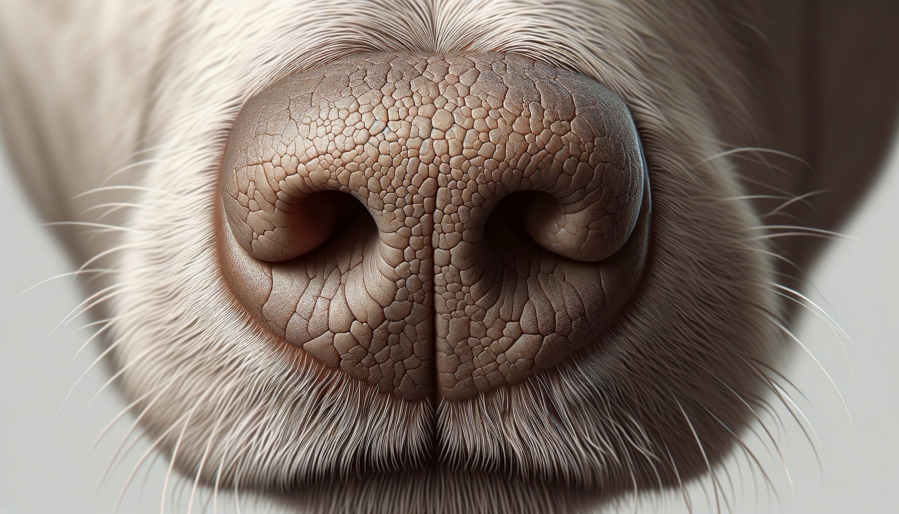 dry nose dog