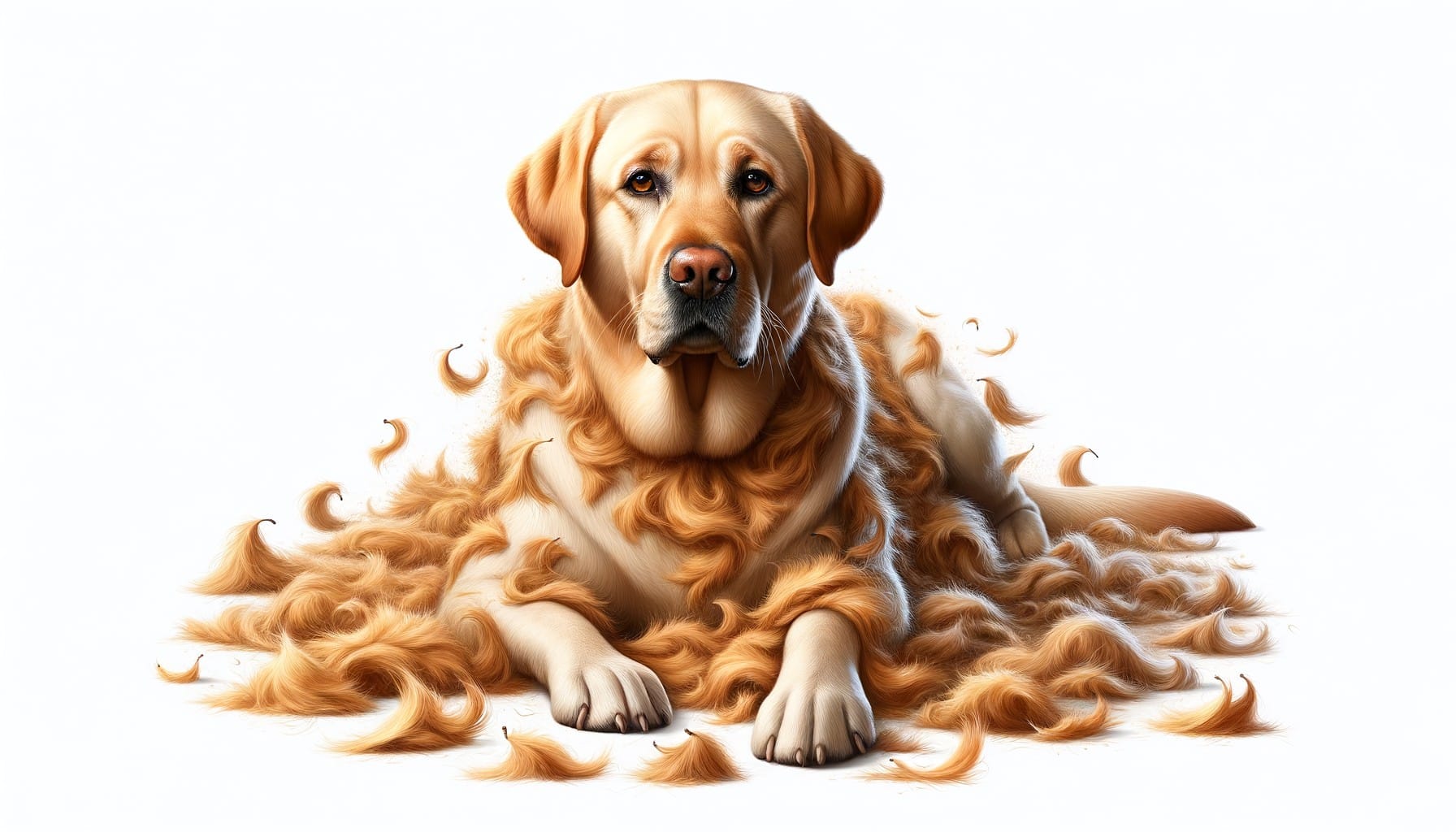 labrador hair shedding