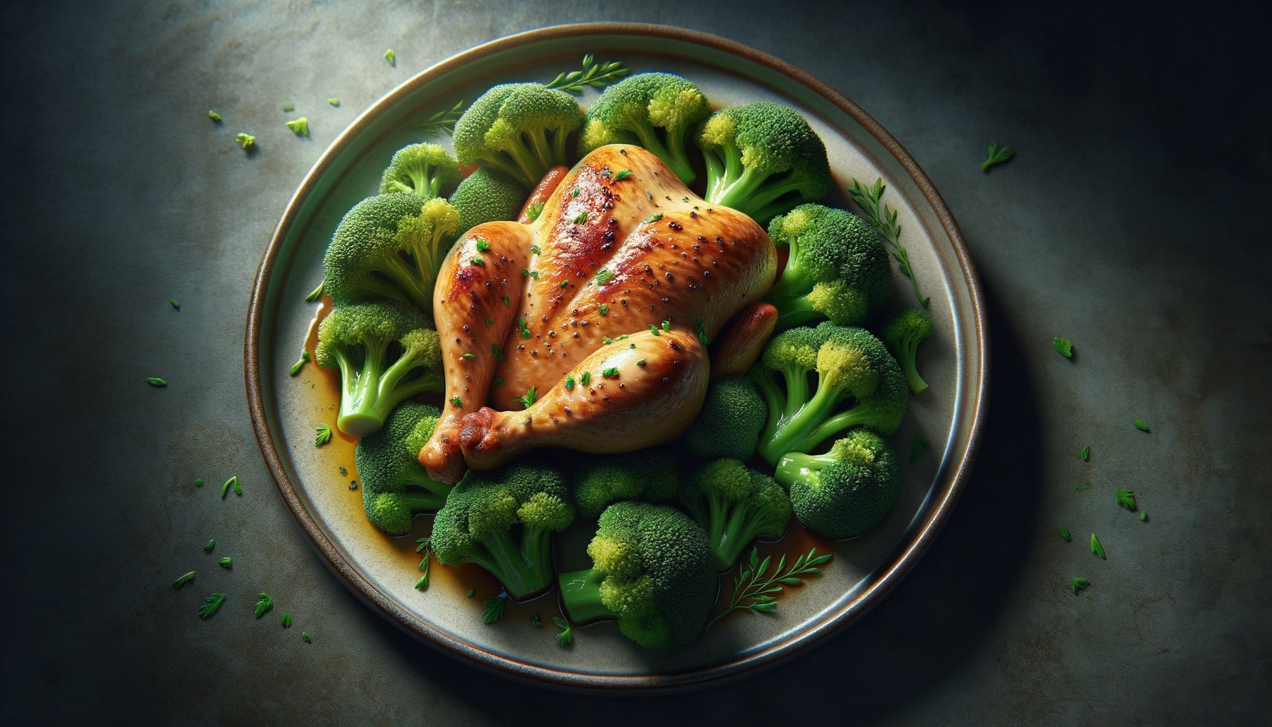 organic chicken broccoli