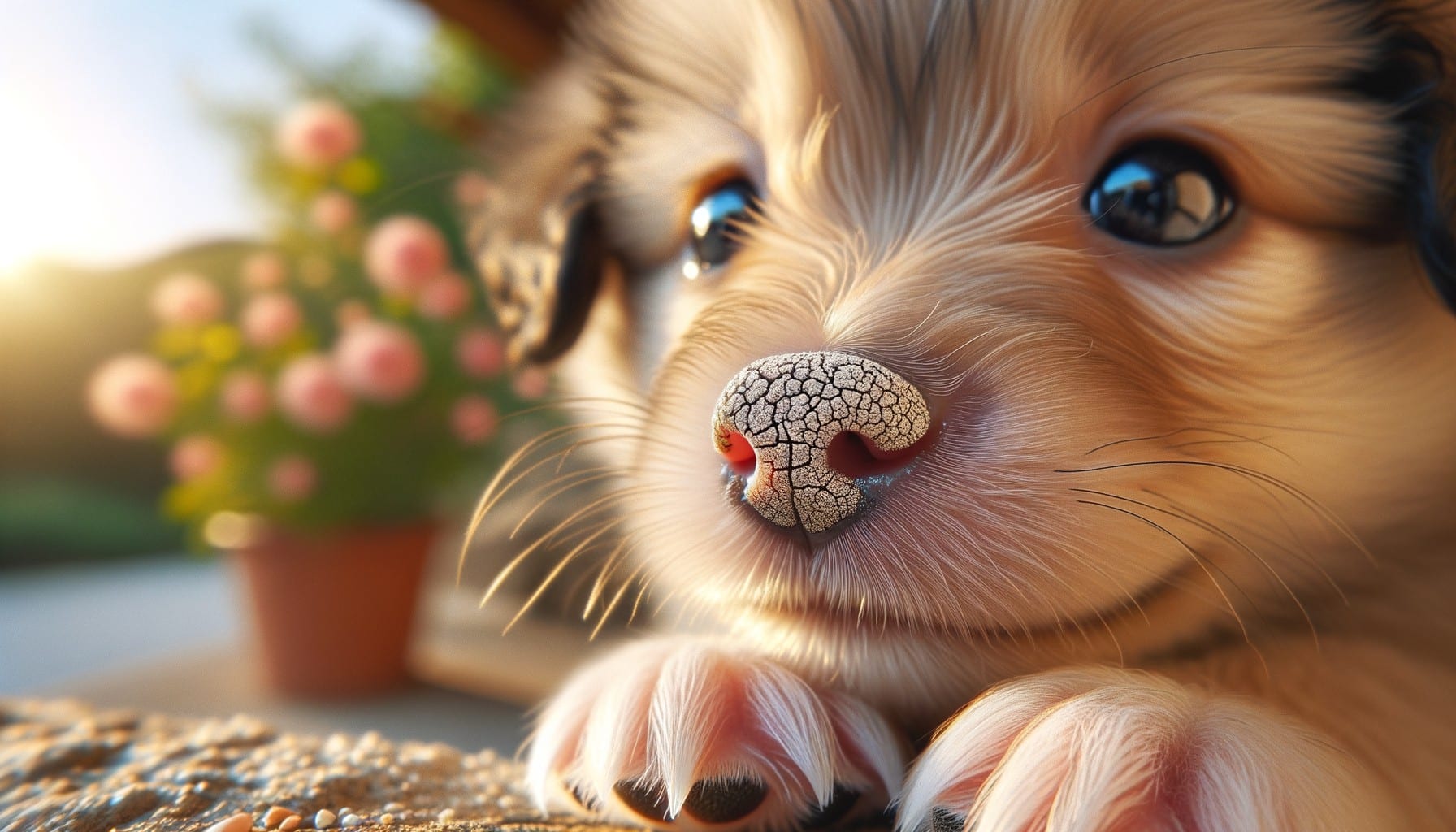 puppy dry nose