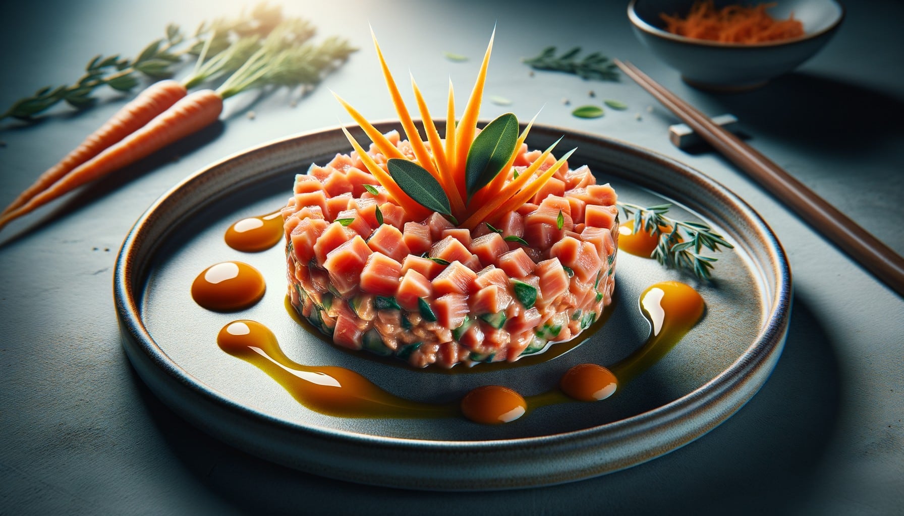 chicken carrot tartar