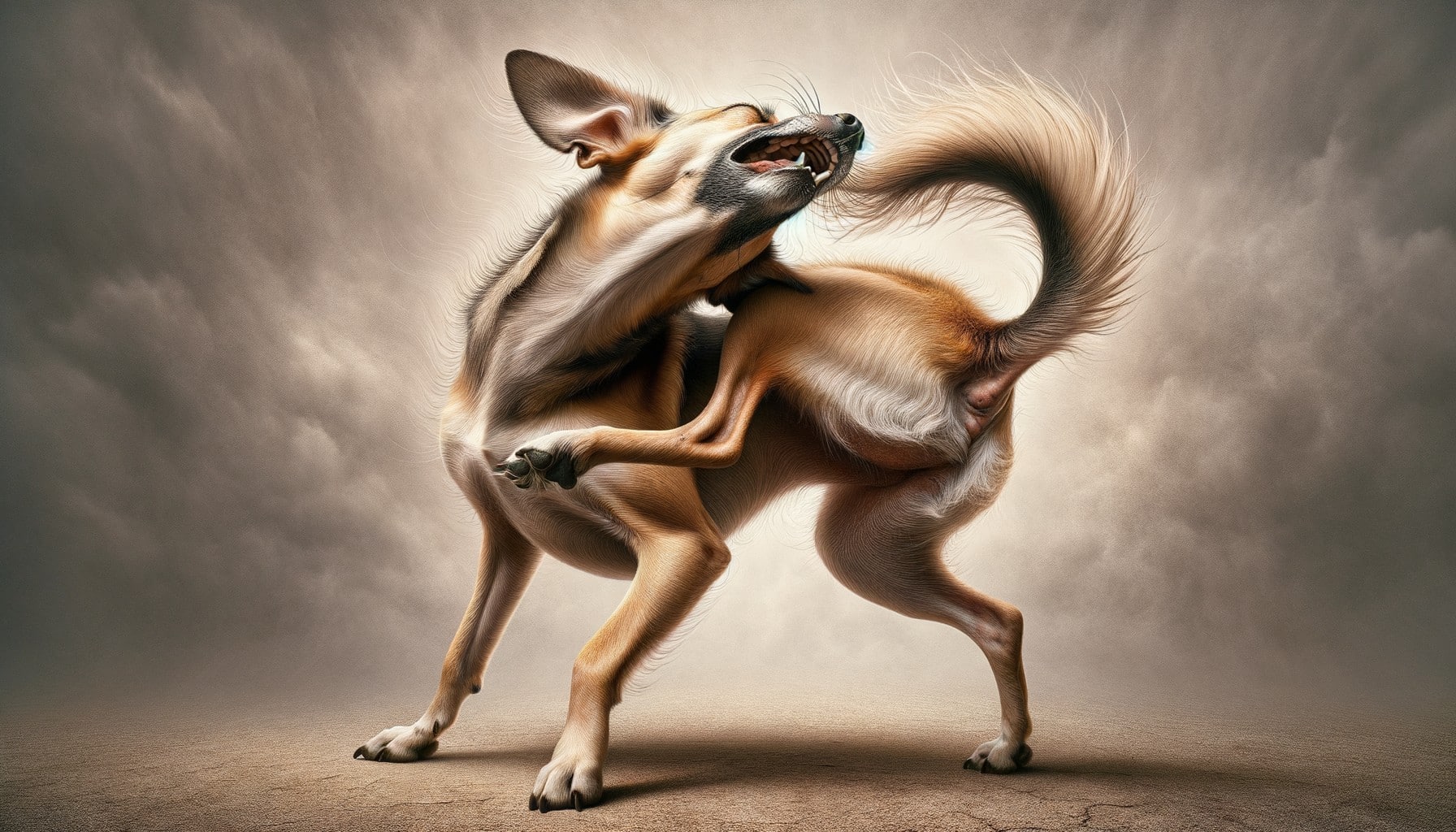 dog ear scratching