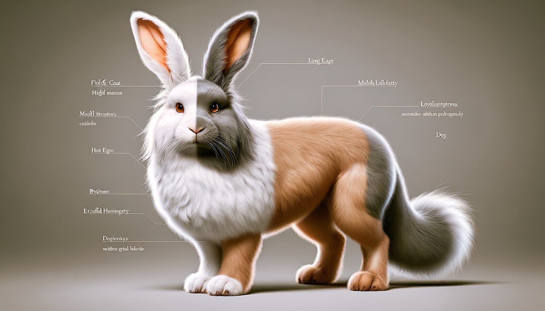 rabbit dog BARF