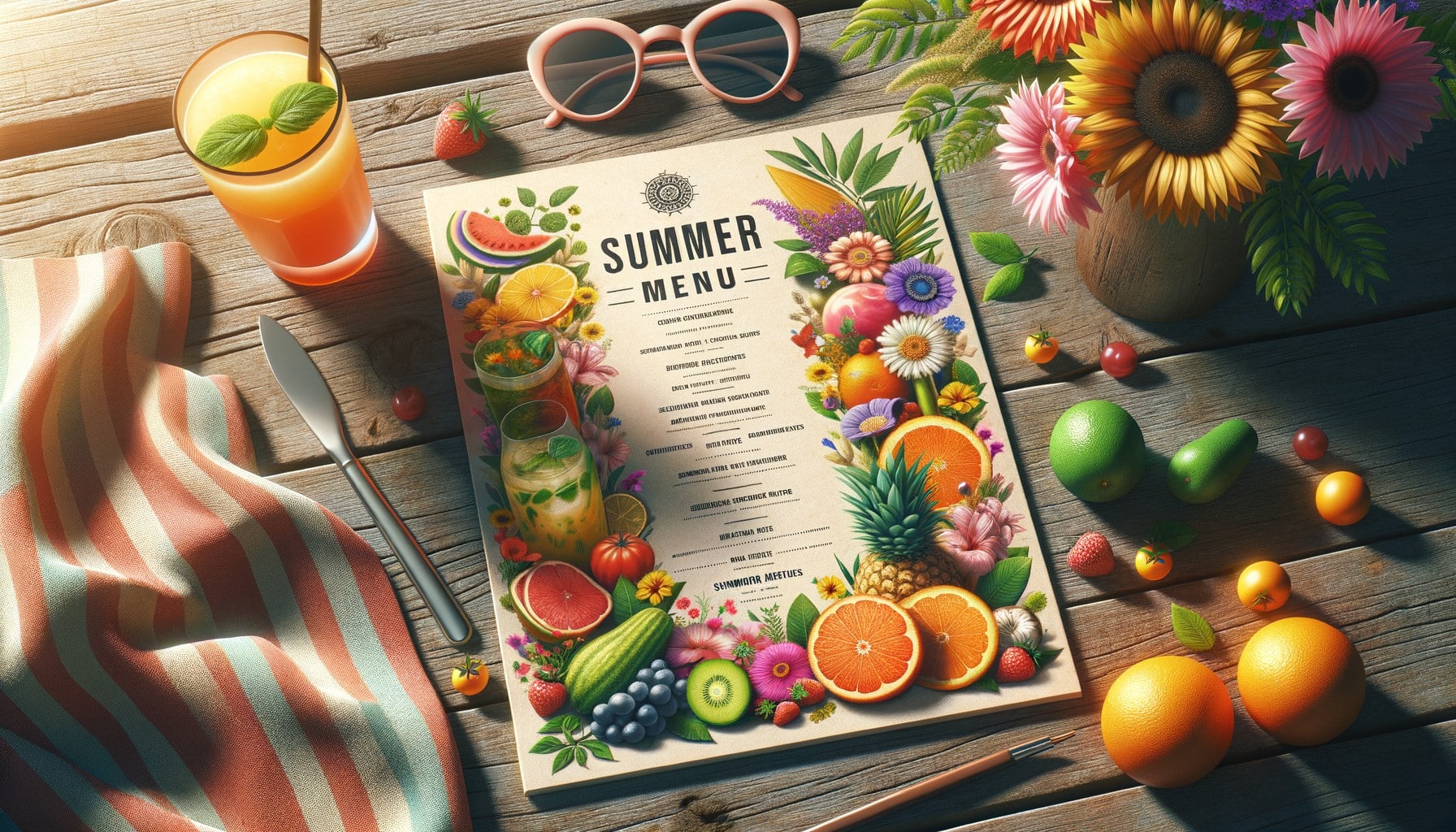 summer BARF menu