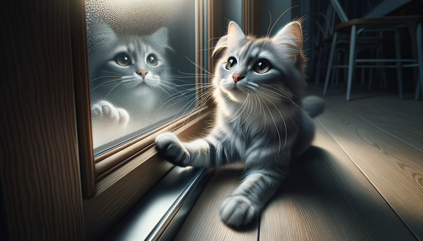 gato quiere entrar