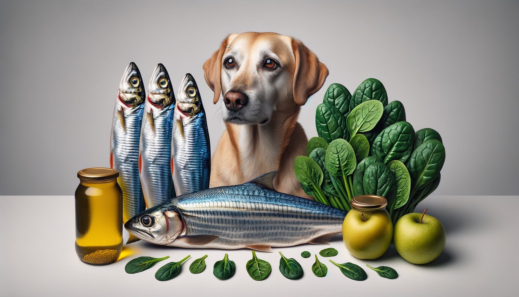 sardinas espinacas perro