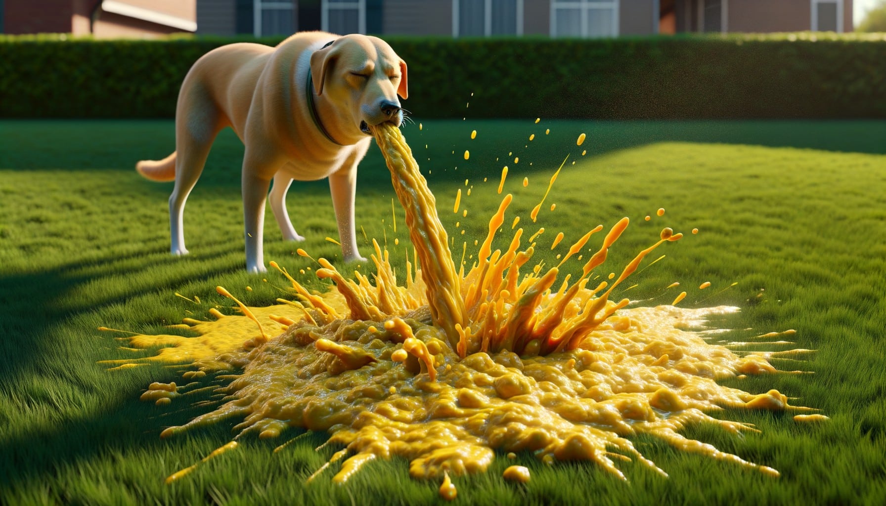 Vómitos amarillos en perros – Causas, tratamiento y remedios