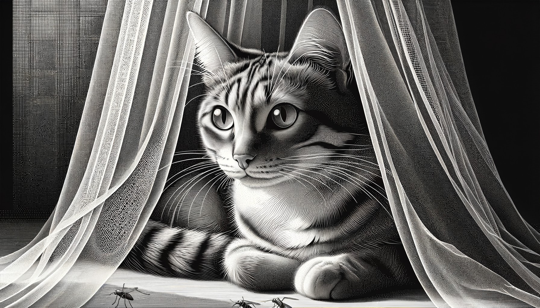 cat mosquito net