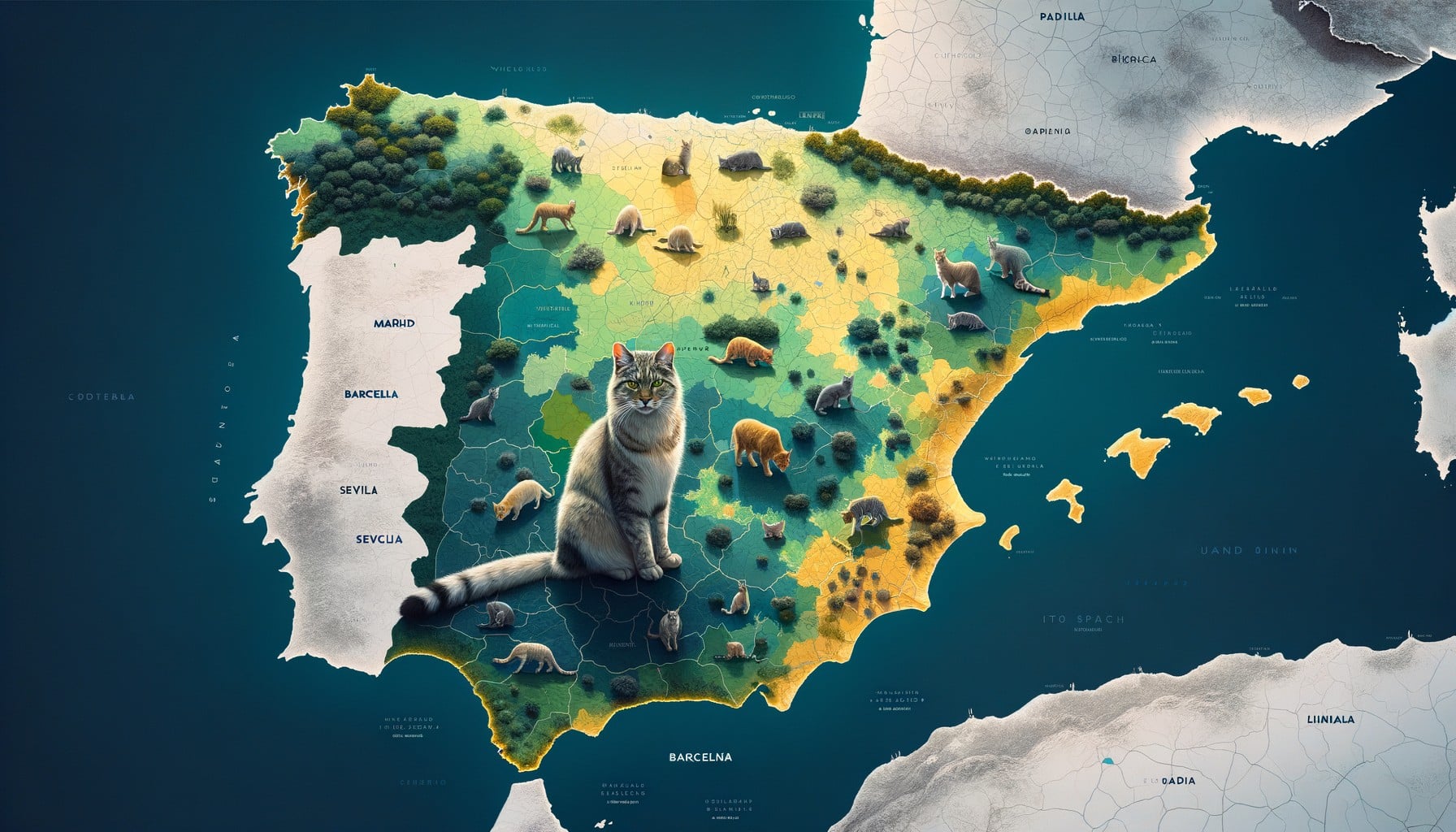 wildcat distribution Spain